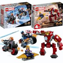 Kit Lego Set Super Heroes Vingadores VS Thanos 196 peças