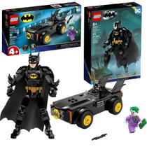 Kit Lego Super Figura Batman e Perseguiçao Batmobilet