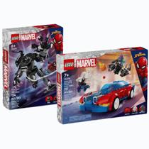 Kit Lego Super Heroes Carro do Spider-Man e Armadura Venom Kit Lego Super Heroes Carro do Spider-Man e Armadura Venom