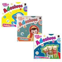 Kit: Leia E Brinque Com Adesivos - Patinho Feio, Pinóquio, Três Porquinhos