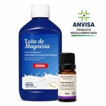 Kit Leite de Magnésia e Óleo Essencial de Lavanda 10ml Belezantu Kit Leite de Magnésia e Óleo Essencial de Lavanda 10ml Belezantu