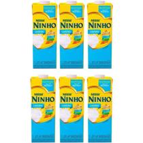 Kit Leite Semidesnatado UHT Ninho Levinho 1L - 6 Unidades