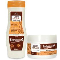 Kit Leite Vegano Shampoo + Máscara 250ml Bothanico Kit Leite Vegano Shampoo + Máscara 250ml Bothanico