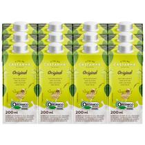Kit Leite Vegetal, A Tal Da Castanha, 12 Caixas De 200Ml