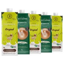 Kit Leite Vegetal, A Tal Da Castanha, 5 Caixas De 1L