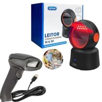 Kit Leitor Código De Barra Para Lojas Supermecados Usb Com Leituras Em Papel Tela e Celular Rápido Boletos