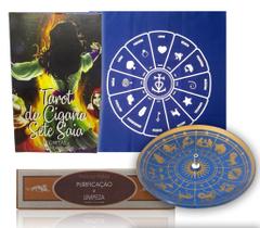 Kit Leitura de Tarot Cigana Sete Saia Completo com Incenso