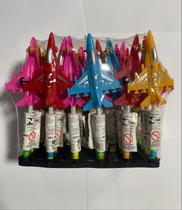 Kit lembrancinha Avião Jato de brinquedo com bala confeito