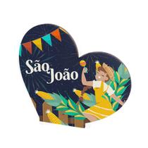Kit Lembrancinha MDF Coração Festa Junina São João