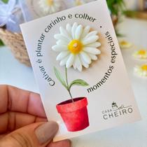 Kit Lembrancinha Mini Vela Aromática Dia do Cliente 10 un
