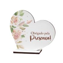 Kit Lembrancinhas 20 Peças MDF Agradecimento Casamento Aniversário