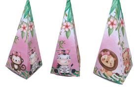 Kit lembrancinhas festa facil animais baby safari rosa Kit lembrancinhas festa facil animais baby safari rosa