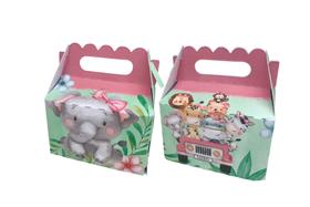 Kit lembrancinhas festa facil animais baby safari rosa Kit lembrancinhas festa facil animais baby safari rosa