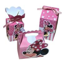 Kit Lembrancinhas Festa Facil Papelaria Minnie rosa decoração de mesa infantil menina