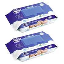 Kit Lenço/Toalha umedecida Baby Byn Premium c/ 200 unid. - 2 pacotes c/ 100 unid. Kit Lenço/Toalha umedecida Baby Byn Premium c/ 200 unid. - 2 pacotes c/ 100 unid.
