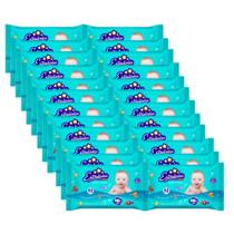 Kit Lenço/Toalha umedecida Estrelinhas c/ 960 unidades - 24 pacotes c/ 40 unid.