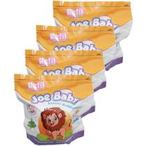 Kit lenço umedecido com 1800 unidades joe baby refil balde