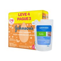 Kit Lenço Umedecido e Refil Sabonete Liquido Lavanda Granado
