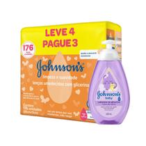 Kit Lenço umedecido e Sabonete Liquido Hora do Sono Johnsons Kit Lenço umedecido e Sabonete Liquido Hora do Sono Johnsons