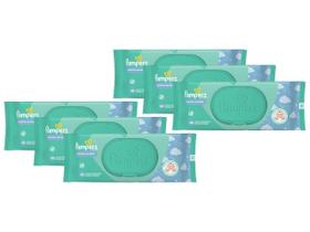 Kit Lenço Umedecido Pampers Cheirinho de Bebê
