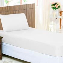 Kit Lençol Avulso Solteiro C/ Elástico Percal 100% Algodão + Fronha Percal 100% algodão