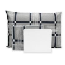 Kit Lençol Cama Solteiro 180 Fios Estampado c/ Elástico + Lençol de Cima e Fronha