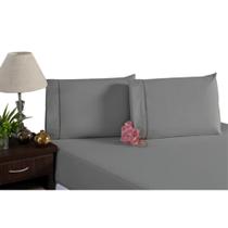 Kit Lençol Casal 4 Peças Algodão 400 Fios Toque Confortavel