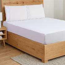 Kit lençol casal king ponto palito 400 fios com elástico 3 peças Kit lençol casal king ponto palito 400 fios com elástico 3 peças