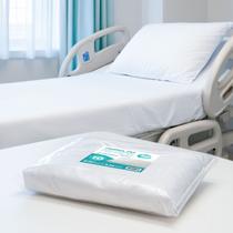 Kit Lençol Descartável TNT com Elástico 20g 2,20x1,10 + Fronha Descartavlel TNT 50x70 30 Unidades