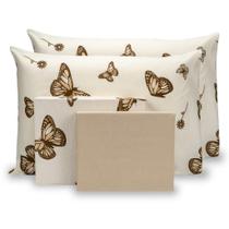 Kit Lençol King 6 Peças c/ Elástico Jogo De Cama Percal 180 Fios Estampado