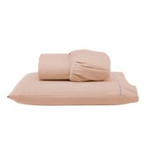 Kit Lençol Solteiro 2 Peças Algodão 400 Fios Toque Confortavel