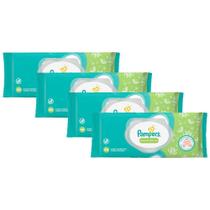 Kit Lenços Umedecidos Pampers Aloe Vera com 192 unidades