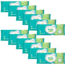 Kit Lenços Umedecidos Pampers Aloe Vera com 576 unidades