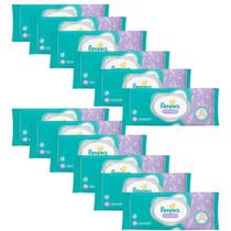 Kit Lenços Umedecidos Pampers Lavanda com 576 Unidades