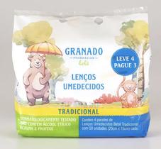Kit Lenços Umedecidos Tradicionais Bebê Granado
