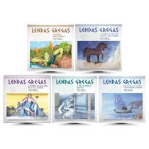 Kit Lendas Gregas: Heróis, Magia e Sabedoria - Medusa + Guerra de Troia + O rei Midas + Rei Ulisses + Atenas