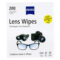 Kit Lens Wipes Zeiss C/ 200 Lenços Umedecidos