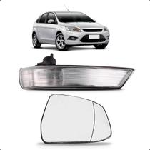 Kit Lente e Pisca Retrovisor Focus 2009 a 2013 Lado Direito