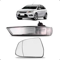 Kit Lente e Pisca Retrovisor Focus 2009 a 2013 Lado Esquerdo