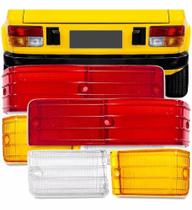 Kit Lente Lanterna Traseira Fiat 147 77 À 84 Tricolor 6 Pçs