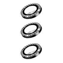 Kit Lente Película De Câmera Compatível Com Samsung Galaxy A05 A06 A05S A25 A14 A15 A16 A35 A55 A34 Cor:preto brilhoTam