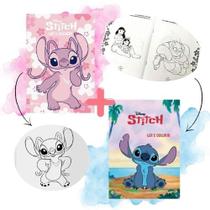 Kit Ler e Colorir: Stitch & Angel Diversão em Dobro