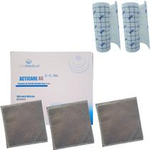 Kit Lesões Pele 3 Curativo De Carvão + Filme 10cm X 2 Metros Kit Lesões Pele 3 Curativo De Carvão + Filme 10cm X 2 Metros