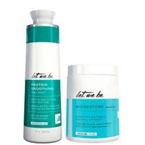 Kit Let Me Be - Escova Progressiva Passo Único + Máscara Biorestore Nova Embalagem (1000g)