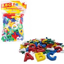 Kit Letras ABC Brink Alfabeto Completo com Braille Didático 130 Peças