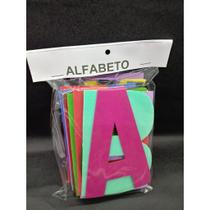 Kit LETRAS em EVA LISO Alfabeto Completo (Tamanho Grande com as Letras de 13 cm de Altura) - miraaviamentos