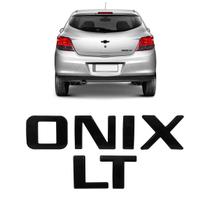 Kit Letreiro Emblema Onix LT Black Piano