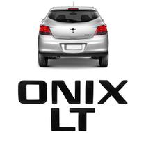 Kit Letreiro Emblema Onix LT Black Piano