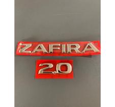 Kit Letreiro Emblema Zafira 2.0 Cromado 2002 em Diante fita 3M Kit Letreiro Emblema Zafira 2.0 Cromado 2002 em Diante fita 3M