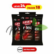 Kit Leve 24 Pague 18 Preservativo Camisinha Rilex Sensitive Mais Fino